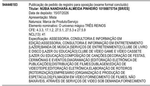 O universo mágico TRÊS REINOS
