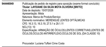 MERENGUE LENTES OFTÁLMICAS