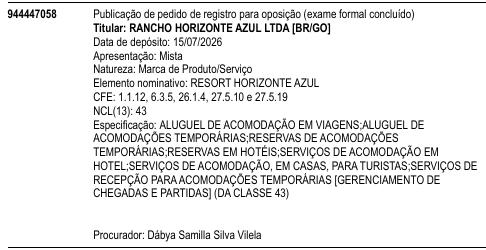 RESORT HORIZONTE AZUL