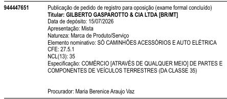 SÓ CAMINHÕES ACESSÓRIOS E AUTO ELÉTRICA