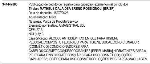 A MAGISTRAL 3DL