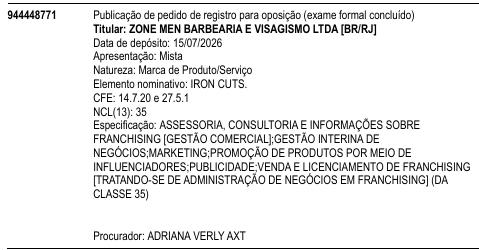 IRON CUTS.