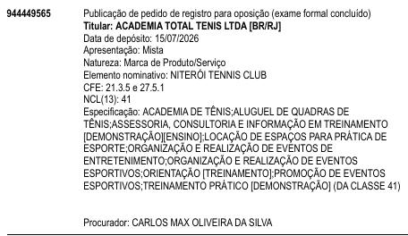 NITERÓI TENNIS CLUB
