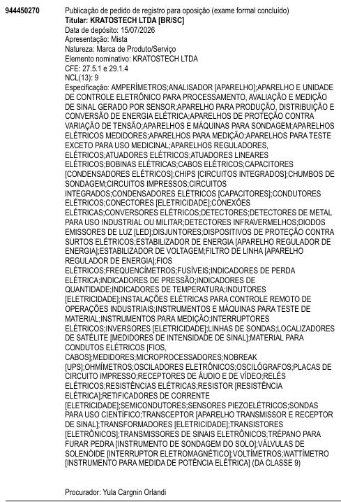 KRATOSTECH LTDA