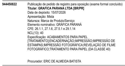 GRÁFICA PARANÁ
