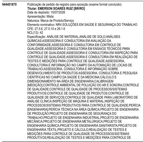NR4 SOLUÇÕES EM SAÚDE E SEGURANÇA DO TRABALHO