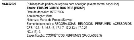 REGORA JOIAS , RELÓGIOS . PERFUMES . ACESSÓRIOS