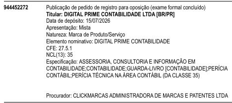 DIGITAL PRIME CONTABILIDADE