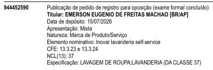 Inovar lavanderia self-service