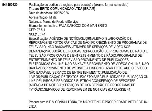 FALA CABOCO! COM IVAN BRITO