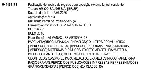 HOSPITAL SANTA LÚCIA