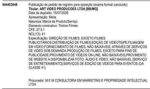 Timbre Filmes