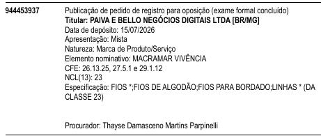 MACRAMAR VIVÊNCIA