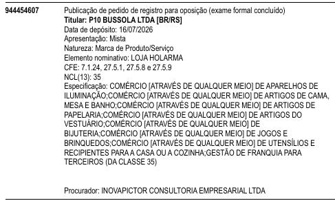 LOJA HOLARMA