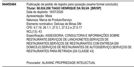 Delícias de Minas DM