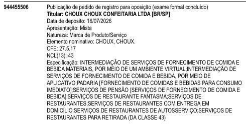CHOUX, CHOUX.