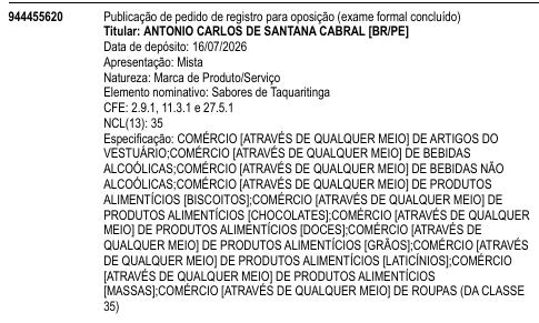 Sabores de Taquaritinga