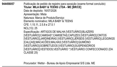 MILA BABY & TEENS