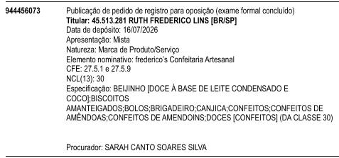frederico’s Confeitaria Artesanal