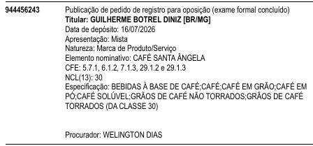 CAFÉ SANTA ÂNGELA