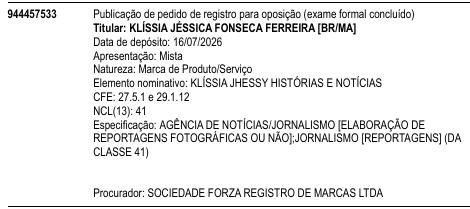 KLÍSSIA JHESSY HISTÓRIAS E NOTÍCIAS