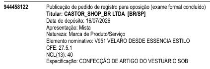 V951 VELARO DESDE ESSENCIA ESTILO