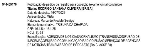 TRIBUNA DA CHAPADA