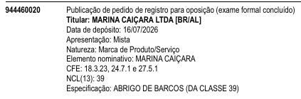 MARINA CAIÇARA