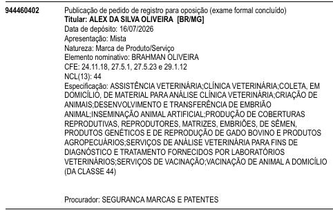 BRAHMAN OLIVEIRA
