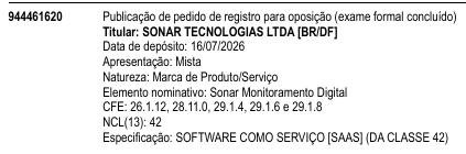 Sonar Monitoramento Digital