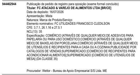 FC UTILIDADES FRANCISCO CLEDILSON