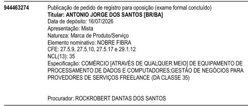 NOBRE FIBRA