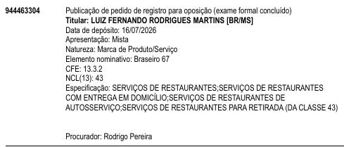 Braseiro 67