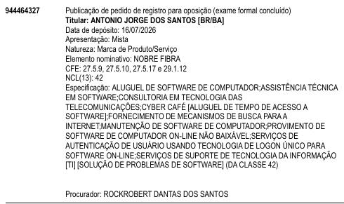 NOBRE FIBRA