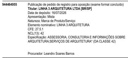 LINHA 3 ARQUITETURA