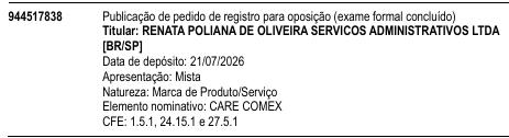 CARE COMEX
