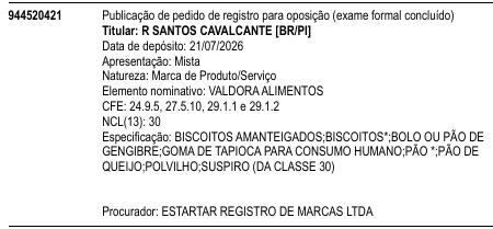 VALDORA ALIMENTOS