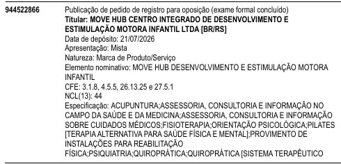 MOVE HUB DESENVOLVIMENTO E ESTIMULAÇÃO MOTORA INFANTIL