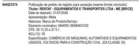 MAKRO SEMINOVOS