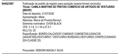 OVER BLACK