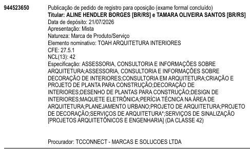 TOAH ARQUITETURA INTERIORES