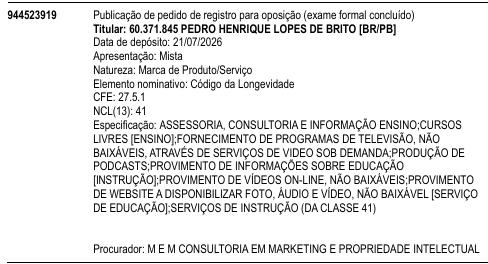 Código da Longevidade