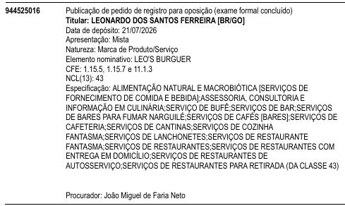 LEO'S BURGUER