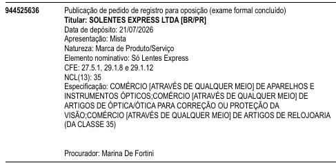 Só Lentes Express