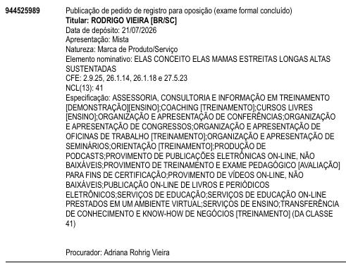 ELAS CONCEITO ELAS MAMAS ESTREITAS LONGAS ALTAS SUSTENTADAS