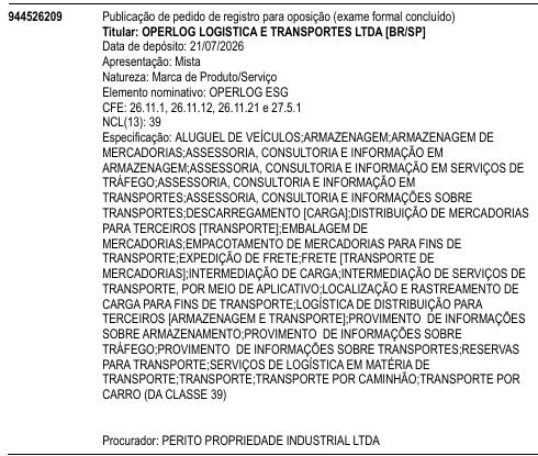 OPERLOG ESG