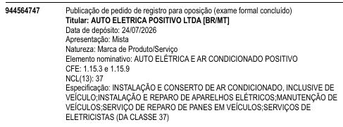 AUTO ELÉTRICA E AR CONDICIONADO POSITIVO