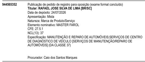 MASTER FAROL