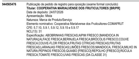 Cooperativa Marialvense dos Fruticultores-COMAFRUT