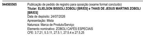 ZOBOLI CAFÉS ESPECIAIS